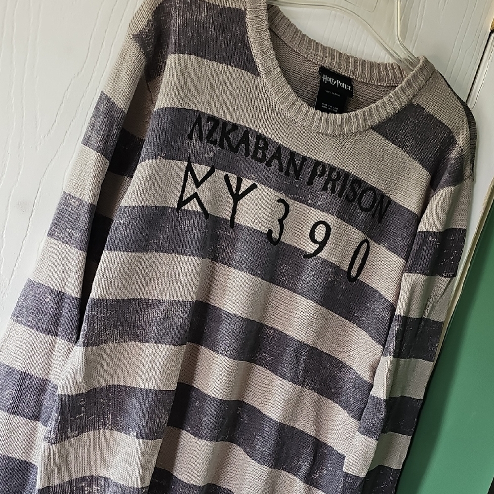 Warner Bros. Azkaban Prison Striped Sweater
